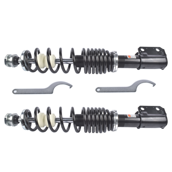 减震器 2Pcs Front Left and Right Shock Absorber with Coil Spring Fit for Can-Am Outlander 500 & Outlander Max 500 2007-2009 Black-5