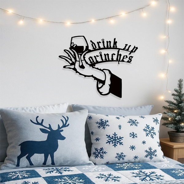 CIFbuy 波西米亚风悬挂酒杯墙饰 复古家居装饰适用于客厅卧室厨房玄关（TikTok、temu下自提）-4