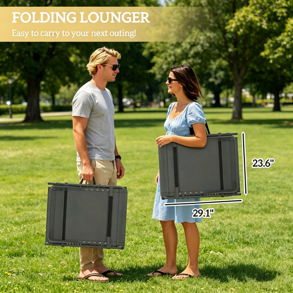 两张折叠式躺椅-4