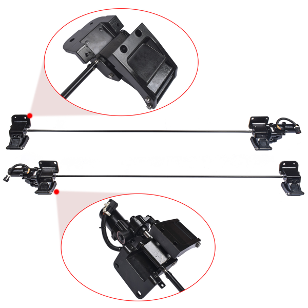 脚踏板电机总成 2PCS Power Running Board Motor Left & Right w/Bracket Replacement for Ford Expedition Lincoln Navigator 9L7Z16A506B 9L7Z16A507B-3