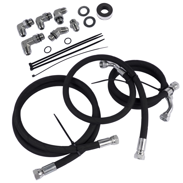 油管套装 Transmission Cooler Lines Fits for Chevy Silverado 2500 3500 HD 6.6L Diesel 2006-2010-6