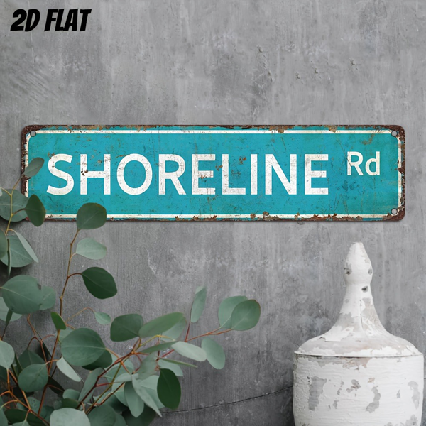 CIFbuy 复古铝制标牌新年情人节礼品家居墙面悬挂 2D 装饰牌匾（TikTok、temu 下自提）-1