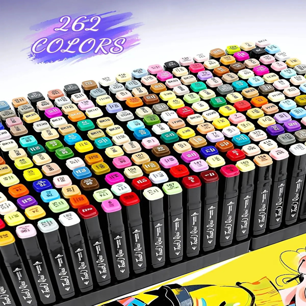 262pcs双头马克笔套装-8