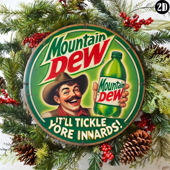 CIFbuy 复古山露金属标牌家居厨房装饰节日礼品墙面摆件（TikTok、temu 下自提）