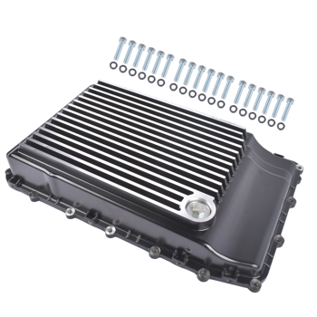 变速箱油底壳 Heavy Duty Cast Aluminum Transmission Oil Pan Replacement for Ford F-150 Mustang Expedition Ranger Explorer Lincoln Navigator 328053210