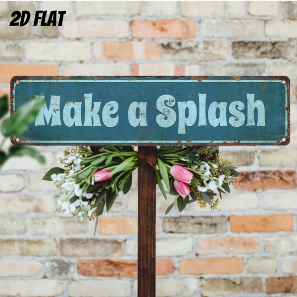 CIFbuy 铝质装饰标牌节日送礼佳品新年情人节家居挂件墙面装饰牌匾（TikTok、temu 下自提）-4