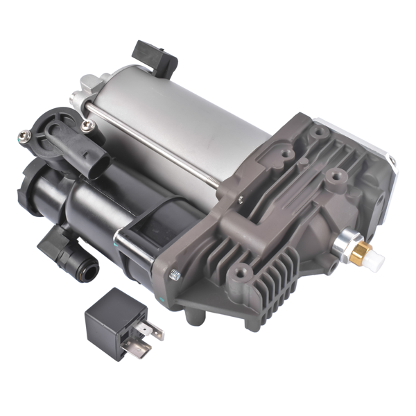 打气泵 AMK Version Air Suspension Compressor Pump Replacement for Land Rover LR3 2005-2009, LR4 2010-2014, Range Rover Sport 2006-2013 LR015303 LR023964-4