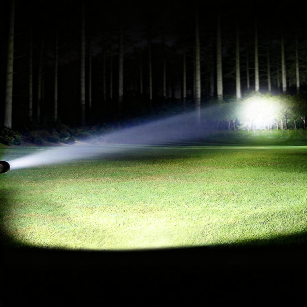 可充电聚光灯，超亮聚光手电筒，长续航聚光探照灯，户外手持LED手电筒，高流明，带太阳能电池板，适用于狩猎、露营、划船等活动。-13