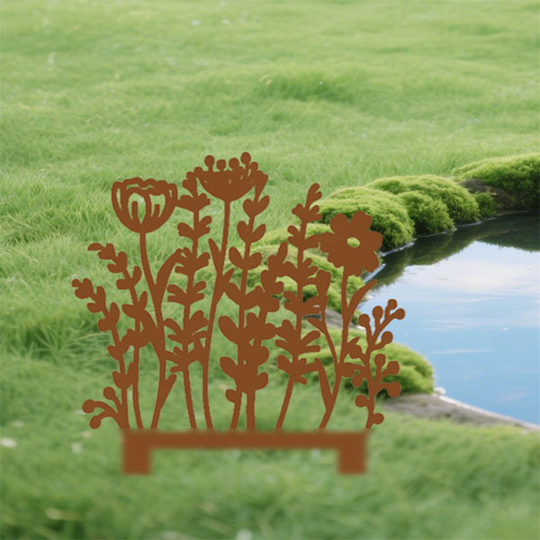 CIFbuy复古花园标牌户外庭院装饰铁制景观标桩（TikTok、temu下自提）-4