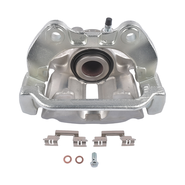 刹车钳 Rear Right Brake Caliper with Bracket Fits for Chevy Astro GMC Safari Yukon Silver 1Pc-2