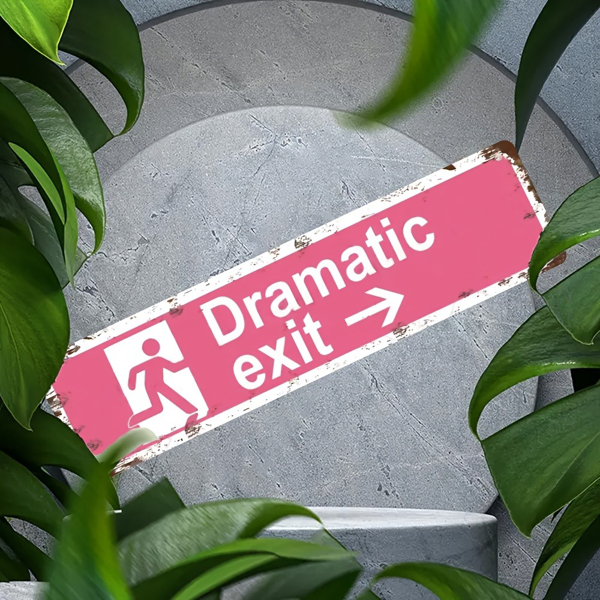 CIFbuy 复古戏剧性入口铝制标牌乡村风墙面装饰家用酒吧咖啡馆车库壁挂饰品（TikTok、temu 下自提）-7