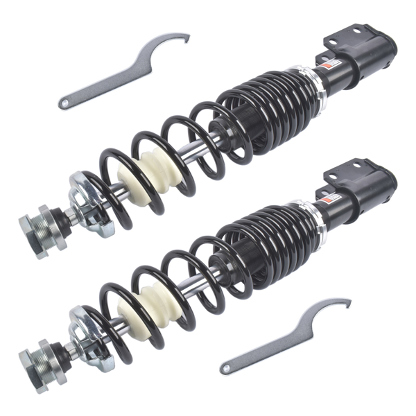 减震器 2Pcs Front Left and Right Shock Absorber with Coil Spring Fit for Can-Am Outlander 500 & Outlander Max 500 2007-2009 Black-6