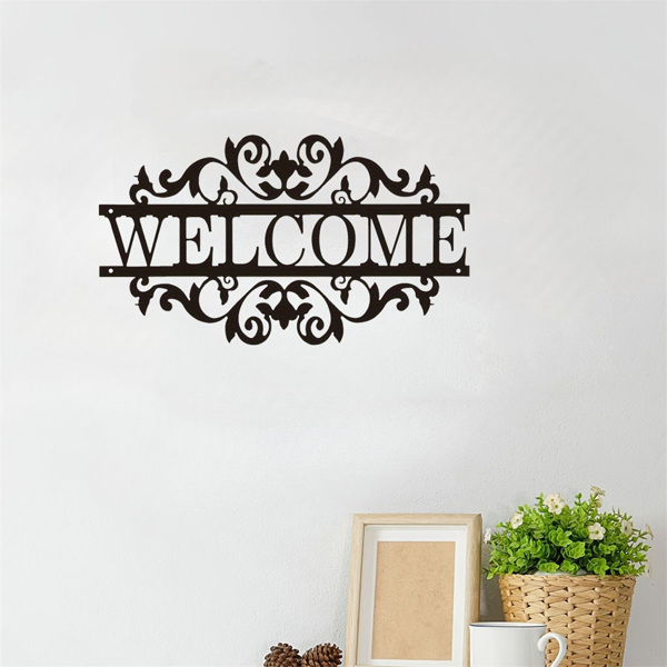 CIFbuy复古农场风门牌乡村金属壁饰户外庭院装饰温馨家居礼物(TikTok、temu下自提)-2