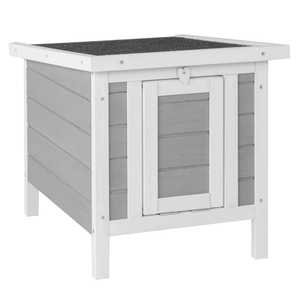 20in  可开屋顶 防水  灰色 变色 黑色沥青屋顶 杉木 木鸡兔笼-8