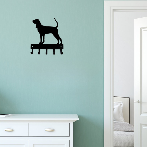 CIFbuy复古猎浣熊犬入口壁挂钩套装乡村农舍风格衣帽钥匙宠物牵引绳收纳整理器(TikTok、temu下自提)-2