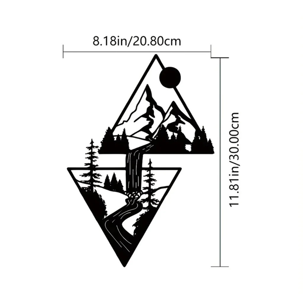CIFbuy自粘超大壁画单张可剥离壁纸风景自然植物图案抽象墙艺客厅卧室办公室宿舍(TikTok、temu下自提)-5
