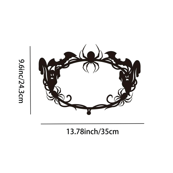 CIFbuy哥特蝙蝠蜘蛛网幽灵挂墙装饰万圣节派对家居室内外节日布置(TikTok、temu下自提)-2