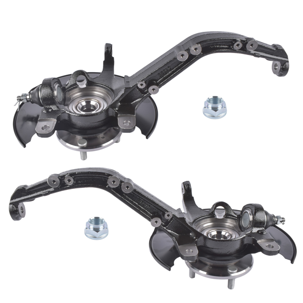 转向节 2* Front Left Right Steering Knuckle 4-Stud Replacement for Honda Accord 2.3L 98-02 45255SS0000-1