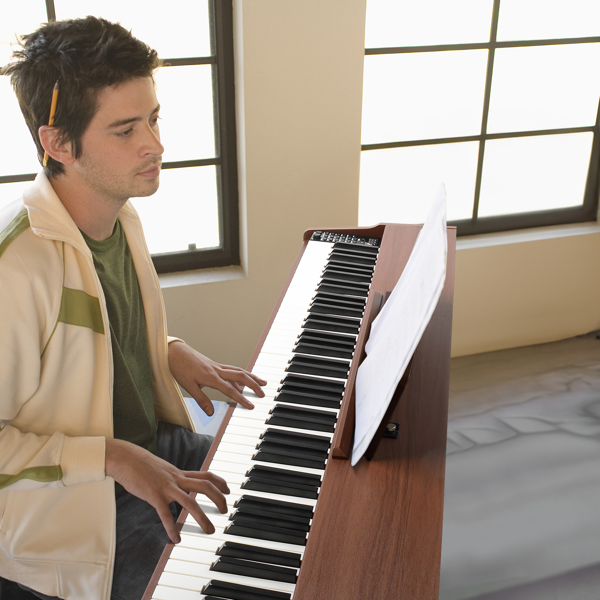 GDP-203 88键重锤键盘 嵌入式支架款 黑胡桃木 电钢琴 美国-6