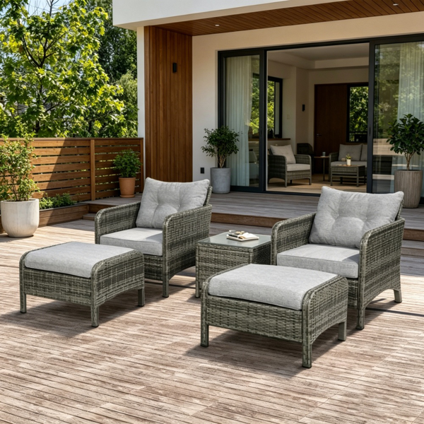 户外花园沙发套装 /藤编沙发-7