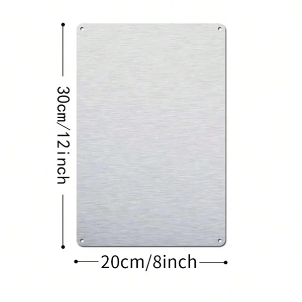 CIFbuy趣味讽刺禁止阅读金属标牌 12x8 英寸防锈耐用墙面装饰（TikTok、temu 下自提）-3