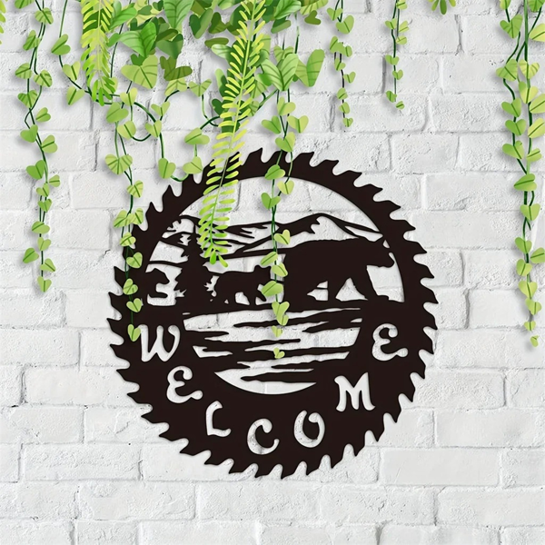 CIFbuy哥特熊雕塑家居装饰金属动物雕像客厅万圣节圣诞节礼物（TikTok、temu下自提）-2