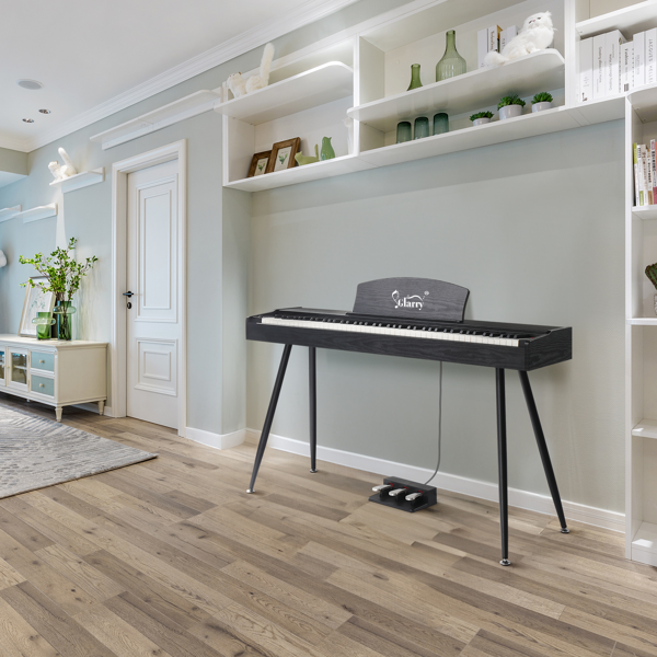 【AM不售卖】GDP-203 88键重锤键盘 嵌入式支架款 黑色 电钢琴 美国-7