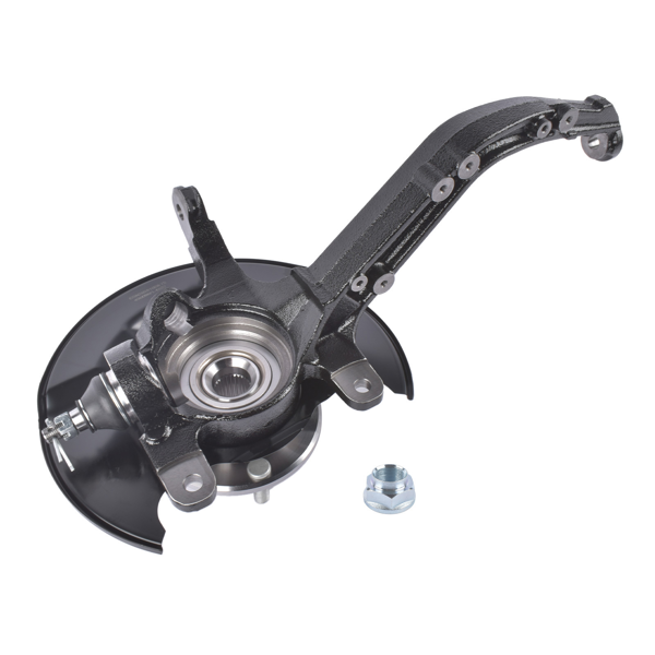 转向节 Front Left Steering Knuckle Assembly Replacement for Honda Accord 1998-02 L4 2.3L 4-Stud Hub-1