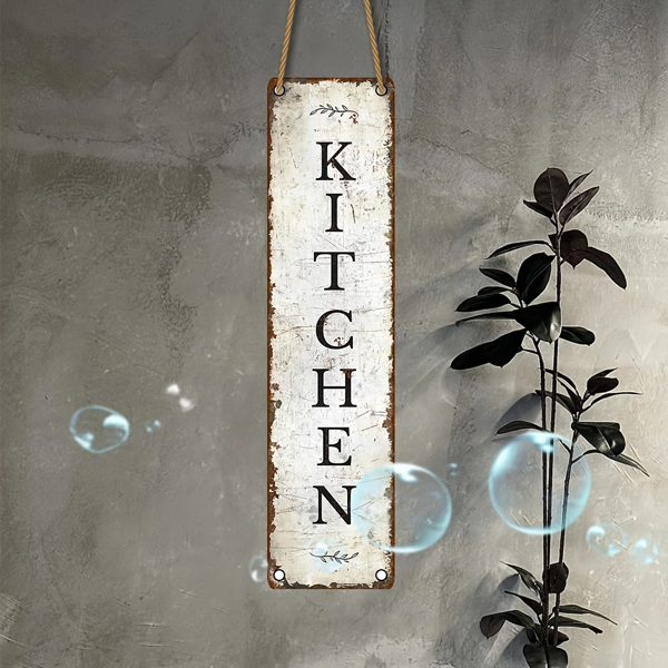 CIFbuy 复古木质挂牌农舍厨房餐厅墙面装饰家居壁挂易装耐用（TikTok、temu 下自提）-5