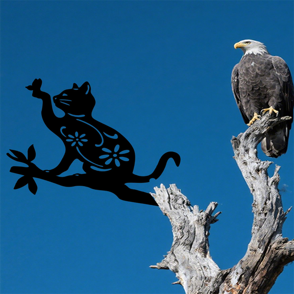 CIFbuy 乡村风格农舍户外动物剪影墙面装饰品，适用于花园、露台和庭院（支持TikTok平台，提供上门取货服务）-1