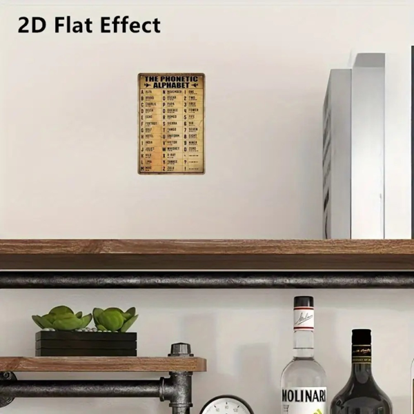 CIFbuy 复古拼音字母木质墙饰航空主题飞机海报家居卧室房间装饰（TikTok、temu 下自提）-4