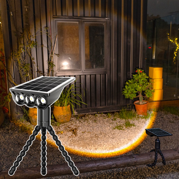 太阳能八爪鱼灯 双色光（暖光+白光）-1