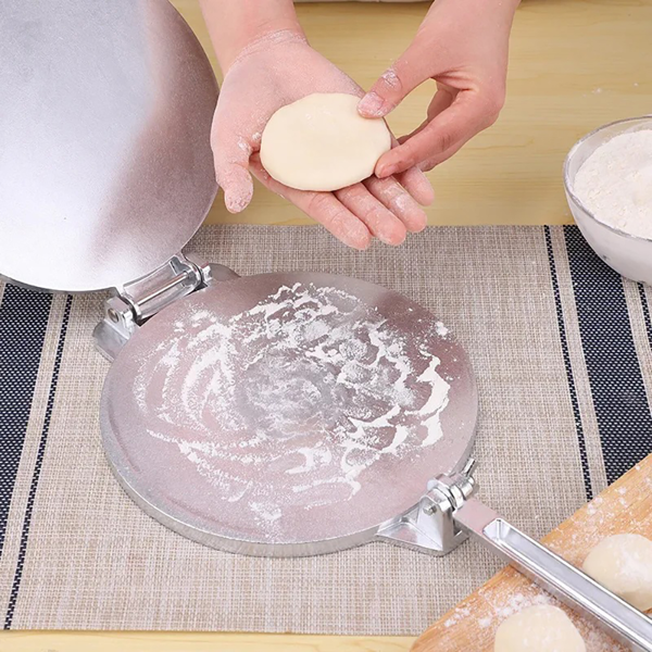 20CM银手动压饼机-7