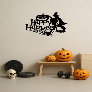 CIFbuy幽灵复古风格女巫金属墙面装饰 万圣节家居挂饰（TikTok、temu下自提）