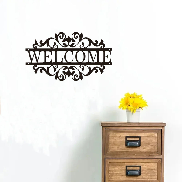 CIFbuy复古农场风门牌乡村金属壁饰户外庭院装饰温馨家居礼物(TikTok、temu下自提)-3