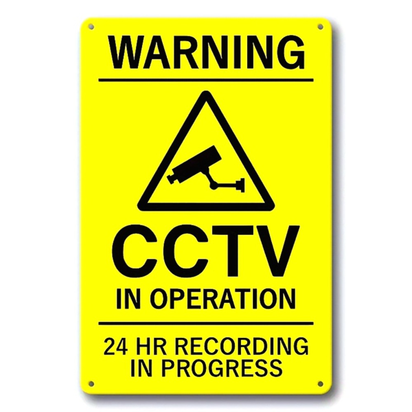 CIFbuy 金属铝制警示牌户外安全装饰标牌家用农场门廊公共场所告示牌耐用易安装（TikTok、temu 下自提）-1