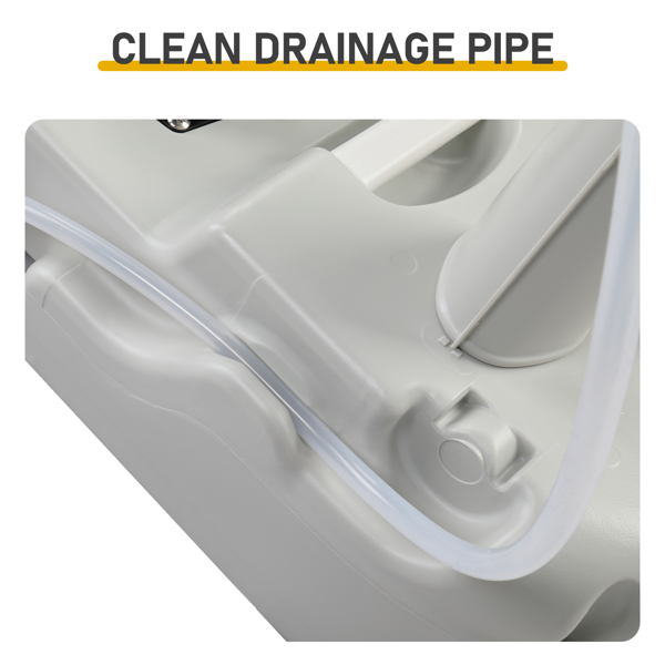 5 Gallon 配套白色盖圈污水箱升级马桶 户外洗手台 HDPE 白色 (同款编码：46793540）-7
