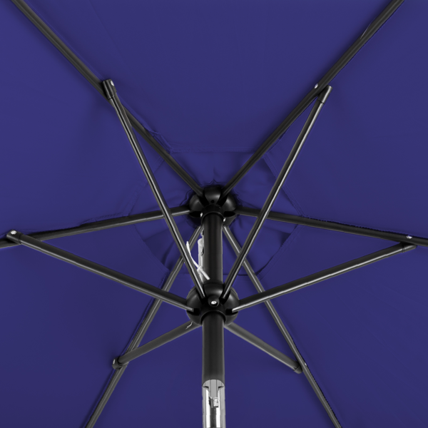 9FT 海军蓝 转向头 KD 圆形 太阳伞  涤纶布 6铁伞骨 铁中柱-9