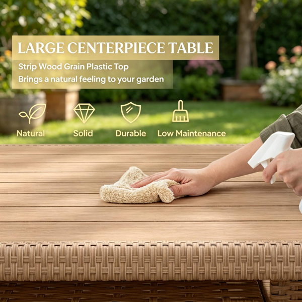 户外花园沙发套装 /藤编沙发-4