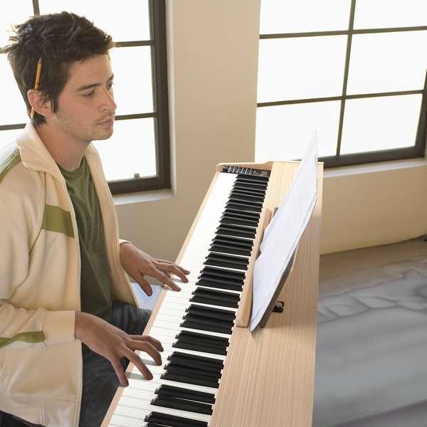 GDP-203 88键重锤键盘 嵌入式支架款 自然科技木 电钢琴 英国-5