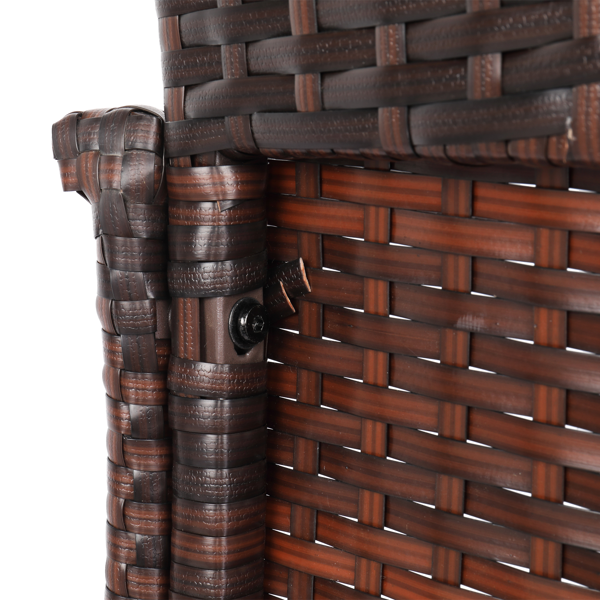 2pcs 棕色渐变 编藤吧椅-20