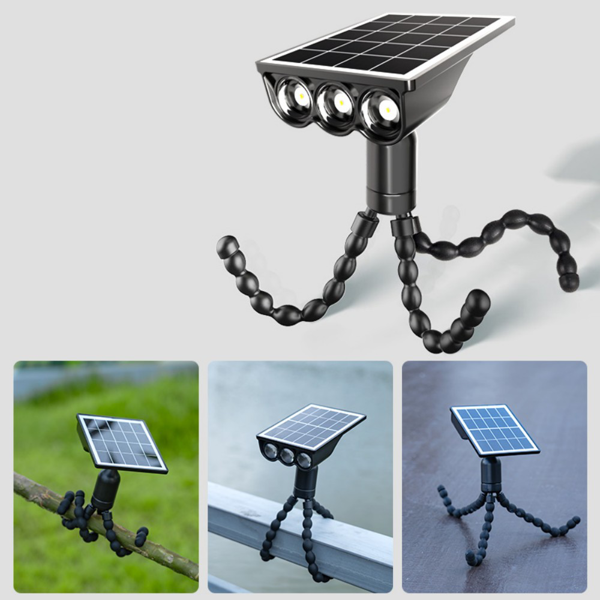 太阳能八爪鱼灯 双色光（暖光+白光）-13