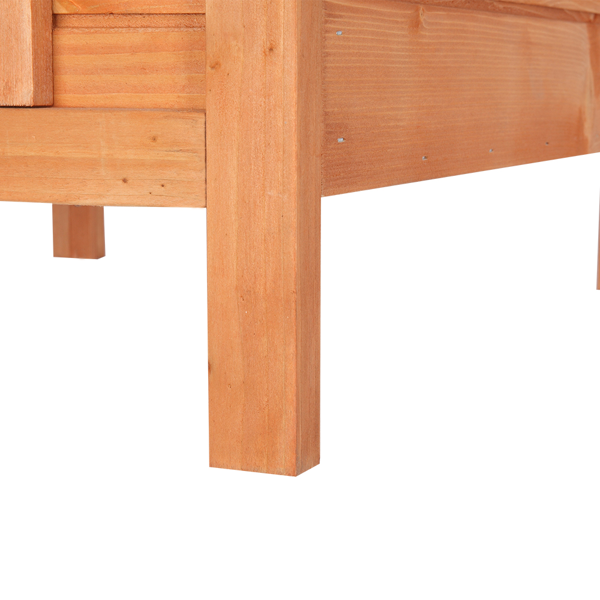 20in  可开屋顶 防水  绿色沥青屋顶 杉木 木鸡兔笼-5