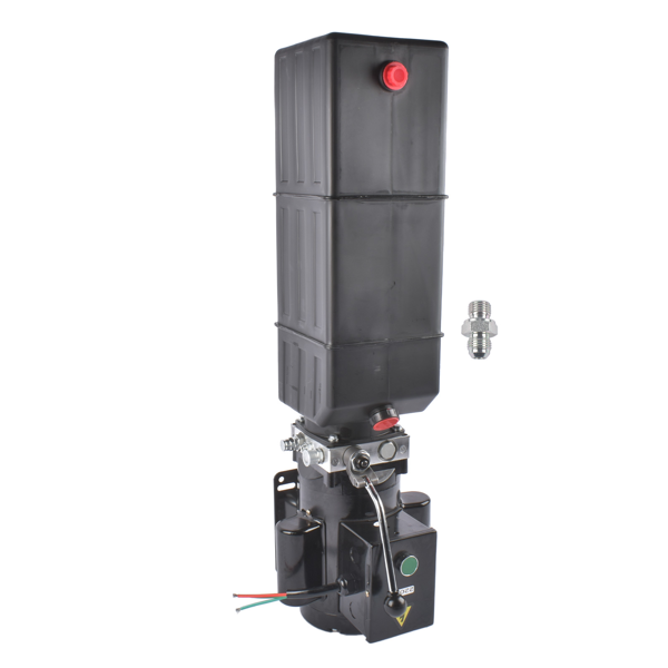 液压泵 14 Quart 3.7 Gal Hydraulic Power Unit 3HP 220V 2950 PSI 2880 RPM for 2 and 4 Post Lifts Car Lifting Hydraulic Pump Single-Acting-6