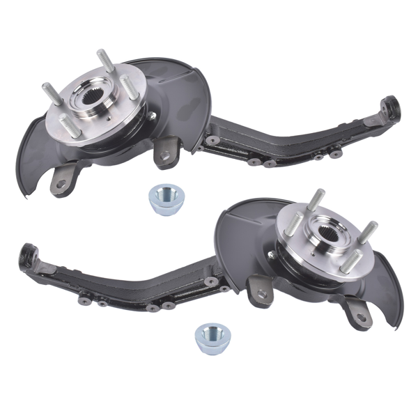转向节 2* Front Left Right Steering Knuckle 4-Stud Replacement for Honda Accord 2.3L 98-02 45255SS0000-3