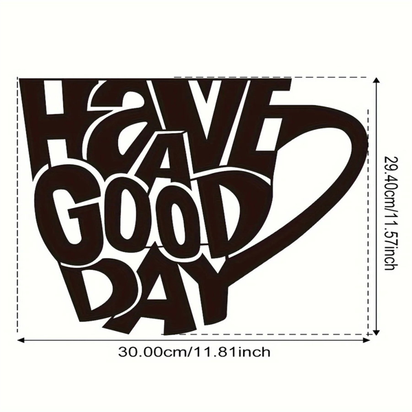 CIFbuy时尚金属杯壁饰 现代黑色墙面艺术 咖啡与茶爱好者简约家居装饰(TikTok、temu下自提)-6