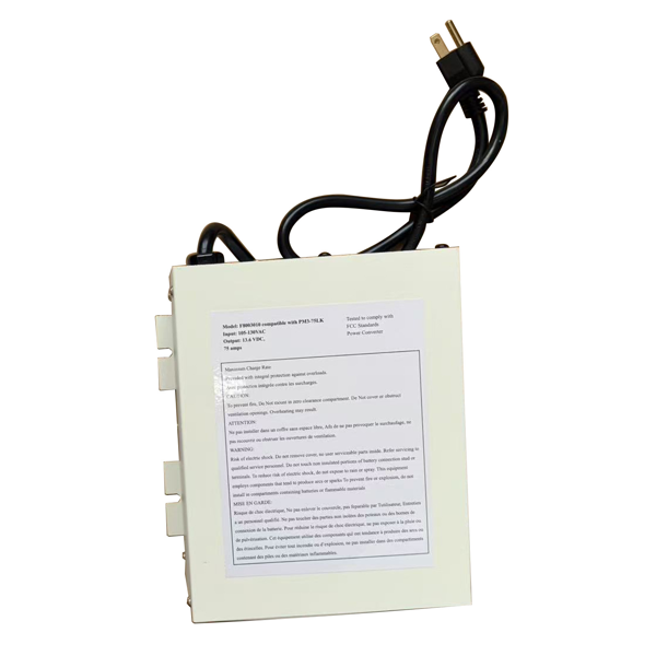 电源转换器 White PM3-75LK 75 Amp Power Converter 12 Volt Power Supply w/LED Indicator Light-5