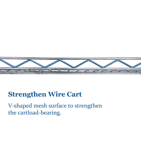 重型滚动式多用途推车，三层带轮推车，带把手和层板衬垫，36英寸x18英寸x32英寸储物推车，适用于厨房、餐厅、植物展示，镀铬--不支持self-pick up且不支持指定仓库发货-3