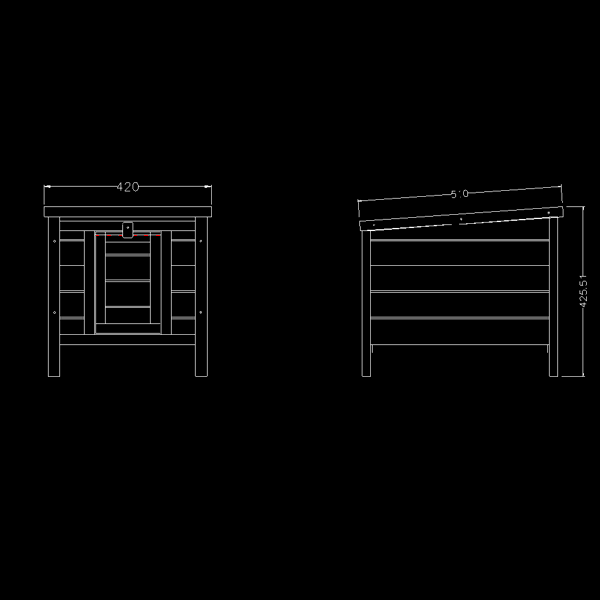 20in  可开屋顶 防水  绿色沥青屋顶 杉木 木鸡兔笼-2