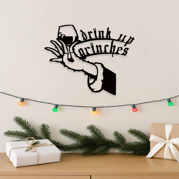 CIFbuy 波西米亚风悬挂酒杯墙饰 复古家居装饰适用于客厅卧室厨房玄关（TikTok、temu下自提）-5